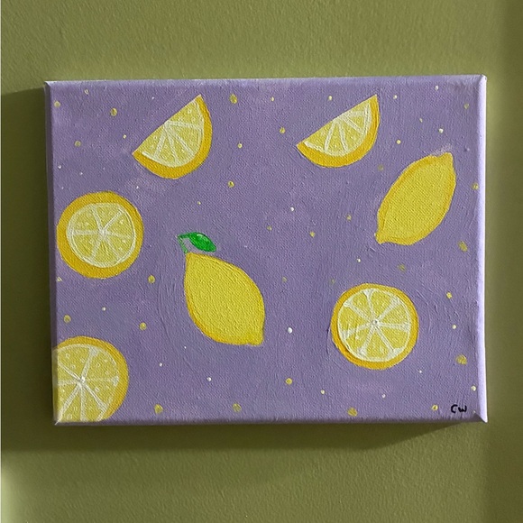 The Lemon Frenzy Painting - Picture 2 of 2